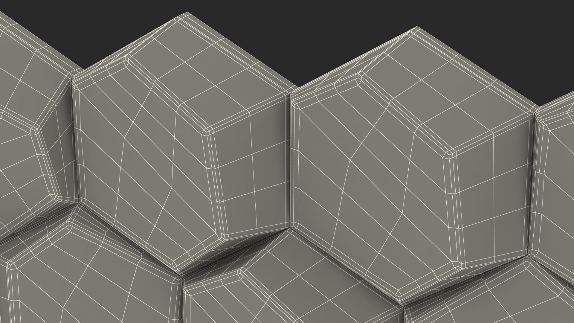 3D Wall Panel Octagon Metal 3D