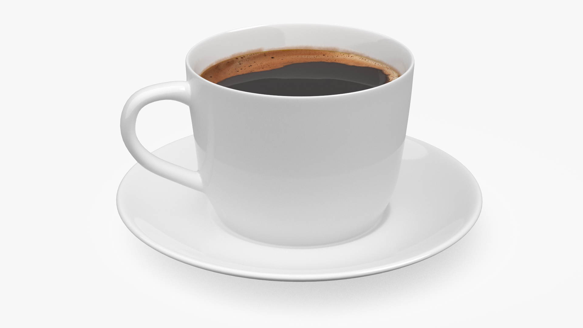 3D model Coffee Cup on Saucer