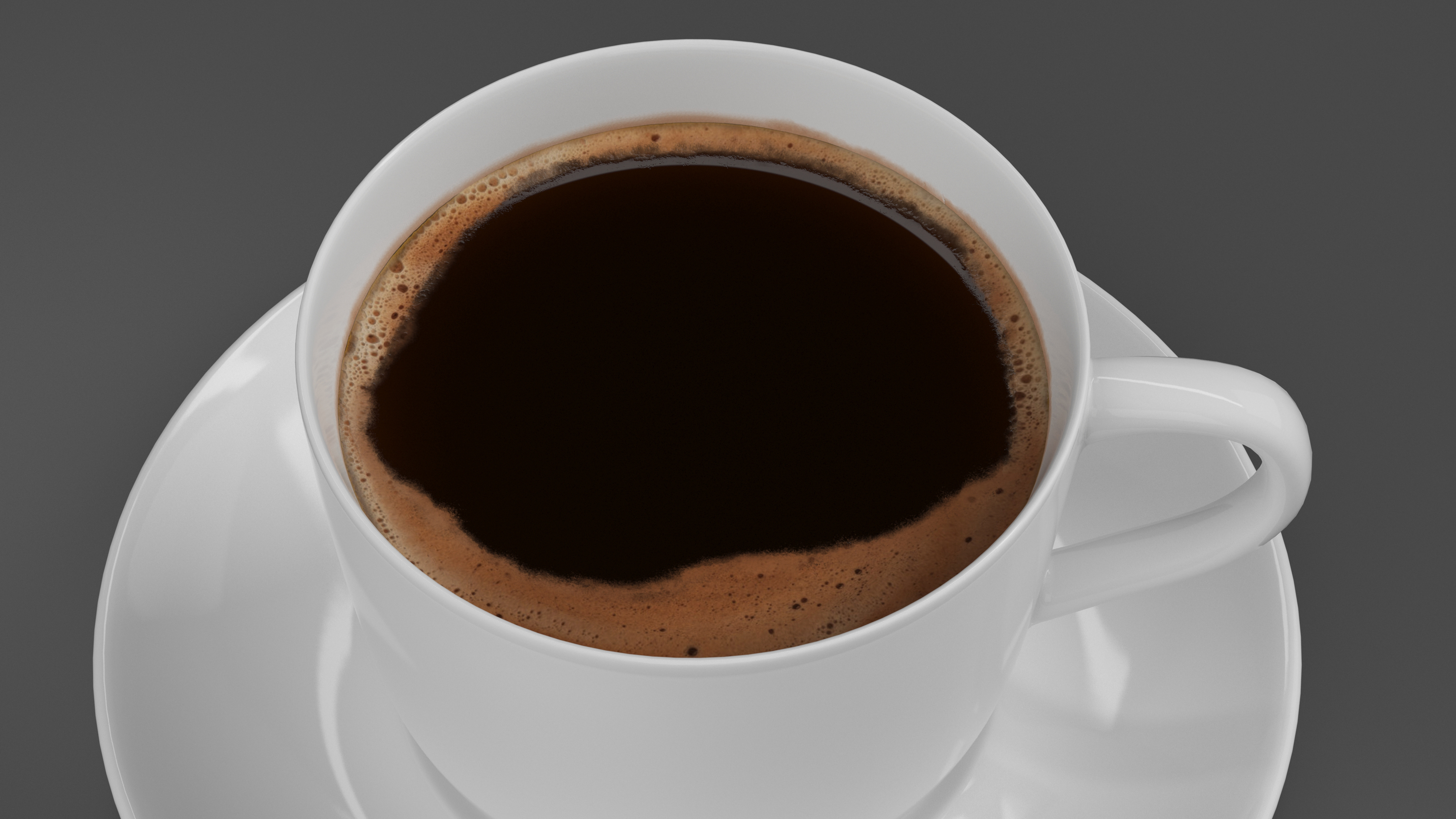 3D model Coffee Cup on Saucer