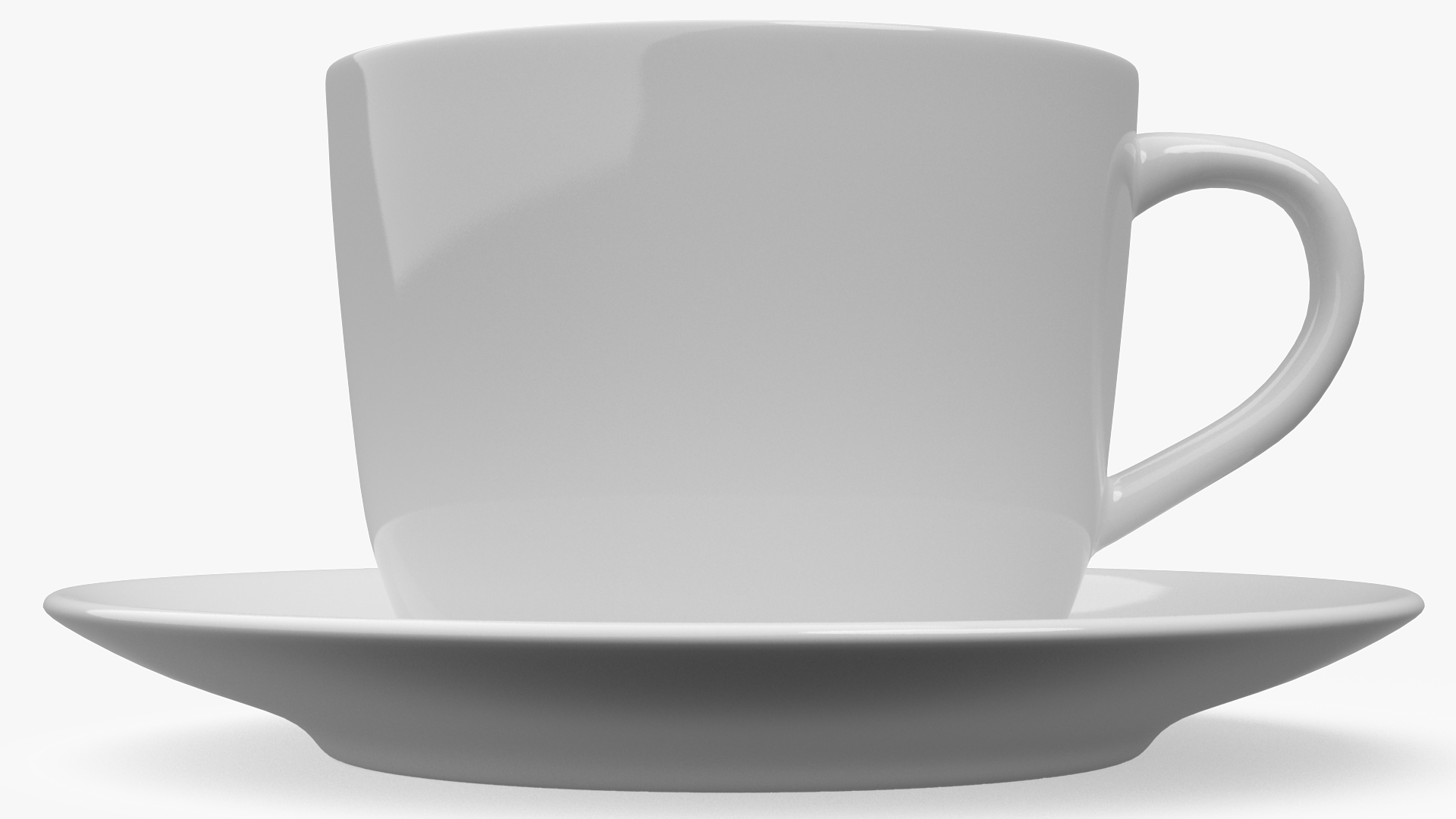 3D model Coffee Cup on Saucer