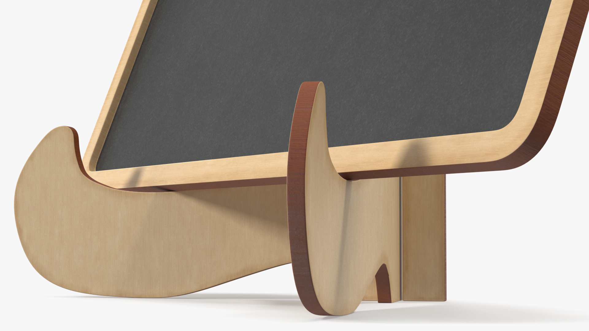 3D Small Plywood Chalkboard on Stand model