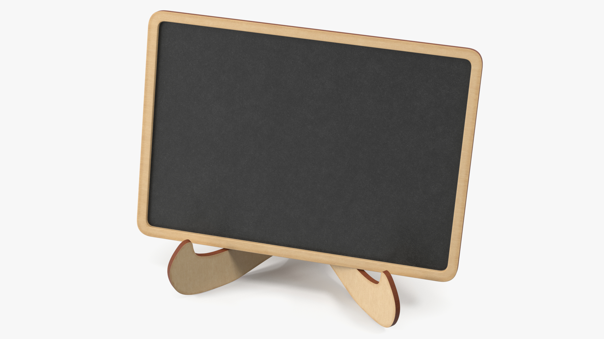 3D Small Plywood Chalkboard on Stand model