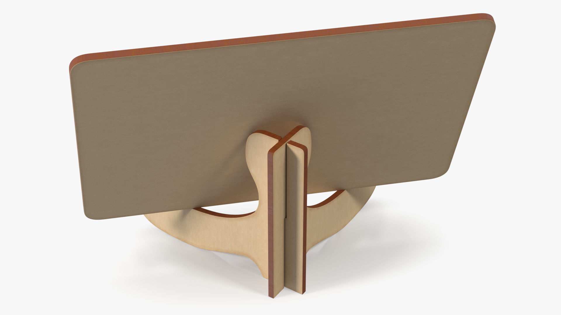 3D Small Plywood Chalkboard on Stand model