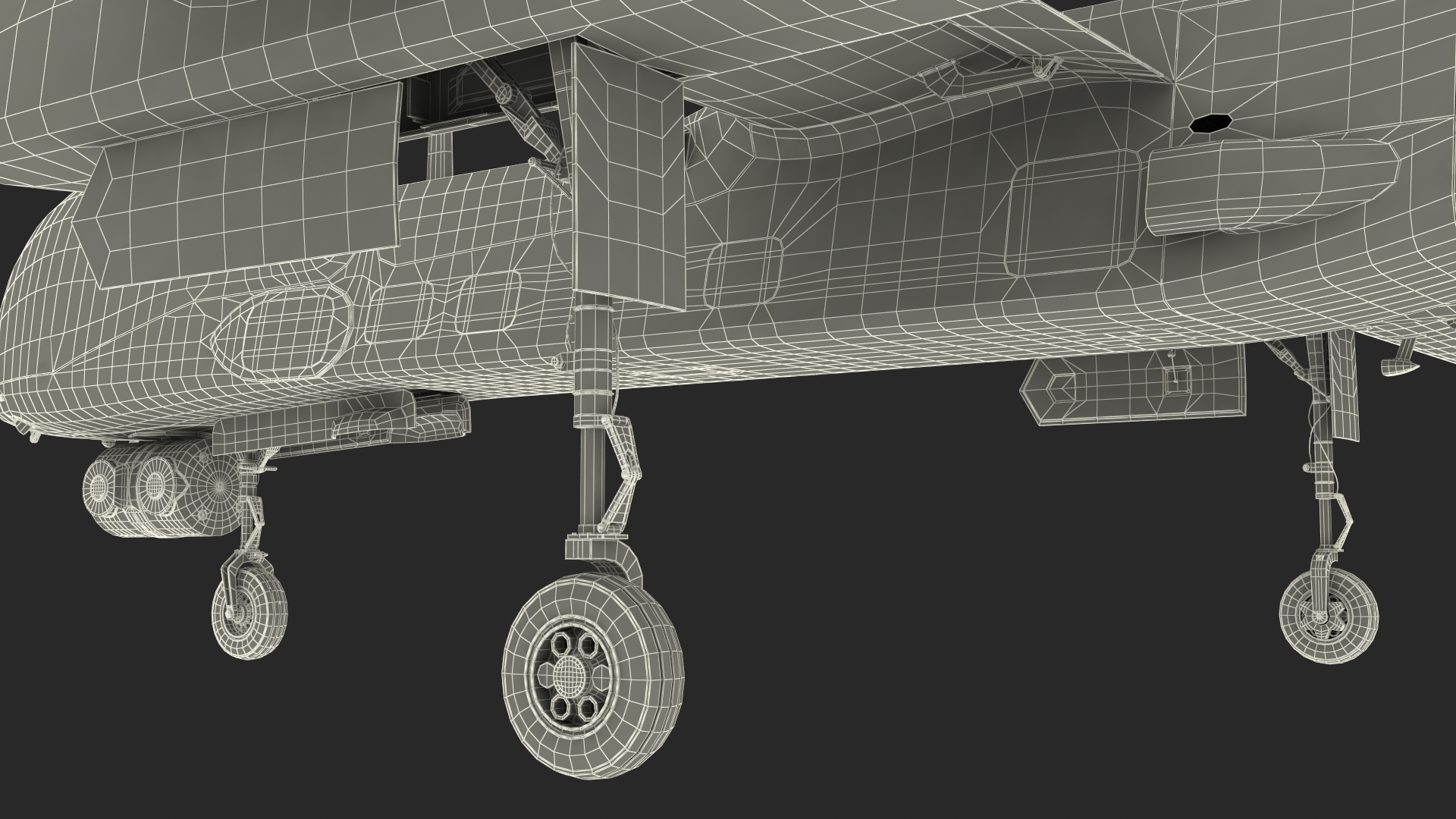 3D Unmanned Aerial Vehicle Drone IAI Eitan Rigged