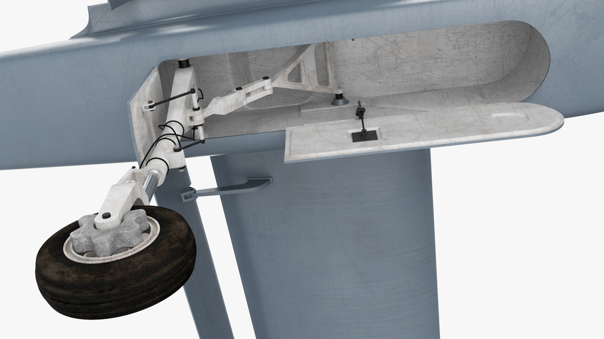 3D Unmanned Aerial Vehicle Drone IAI Eitan Rigged