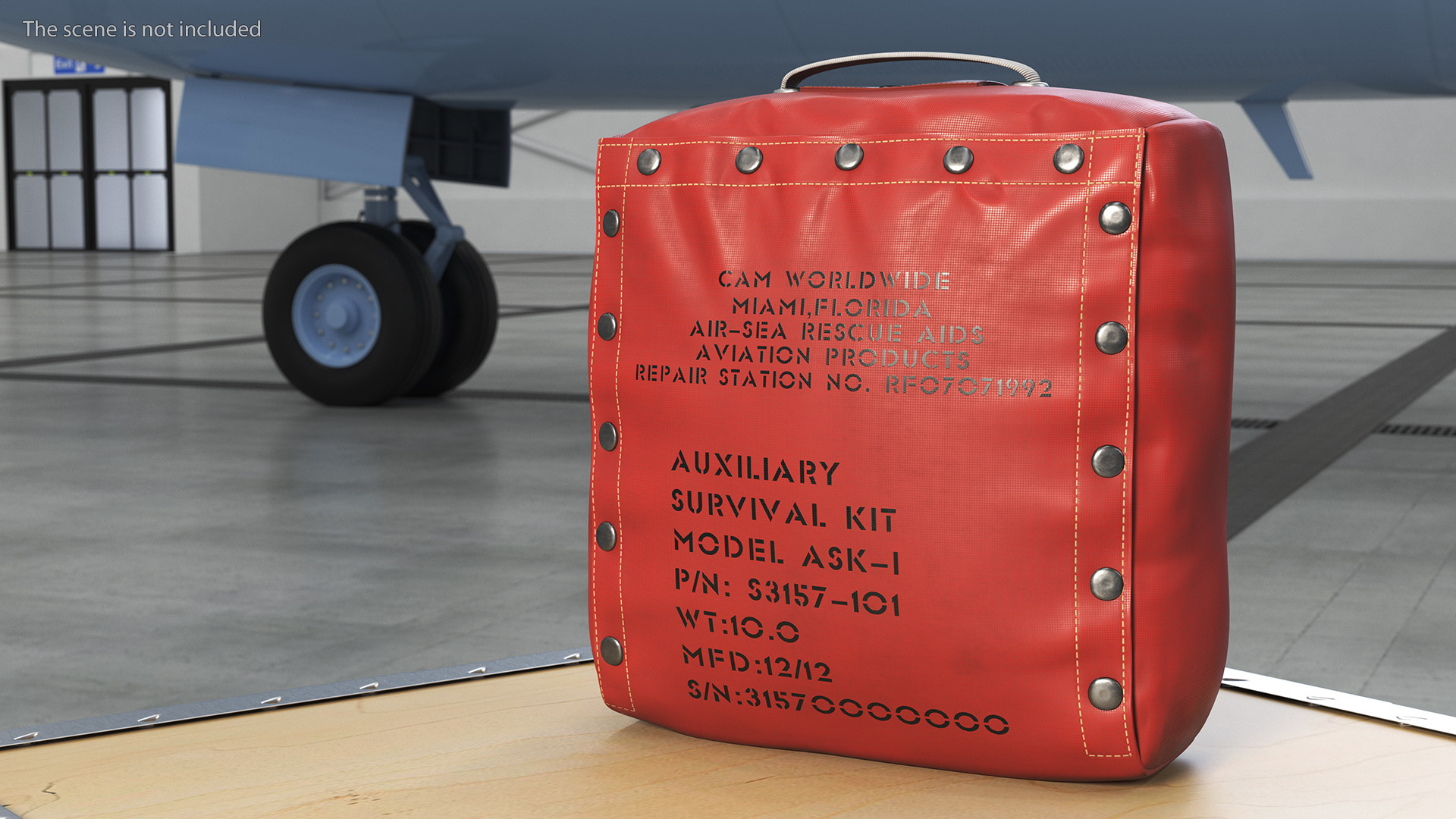 3D Airplane Survival Kit