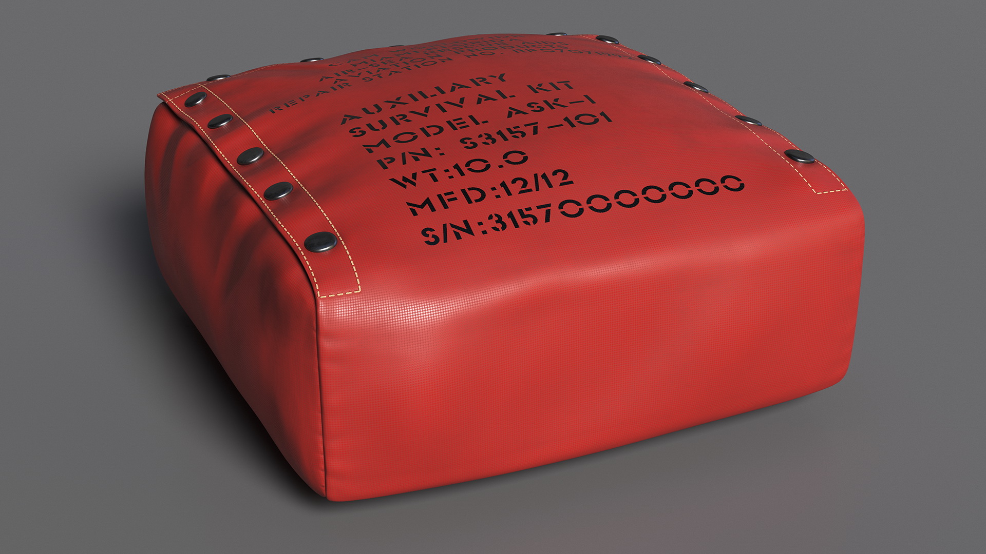 3D Airplane Survival Kit