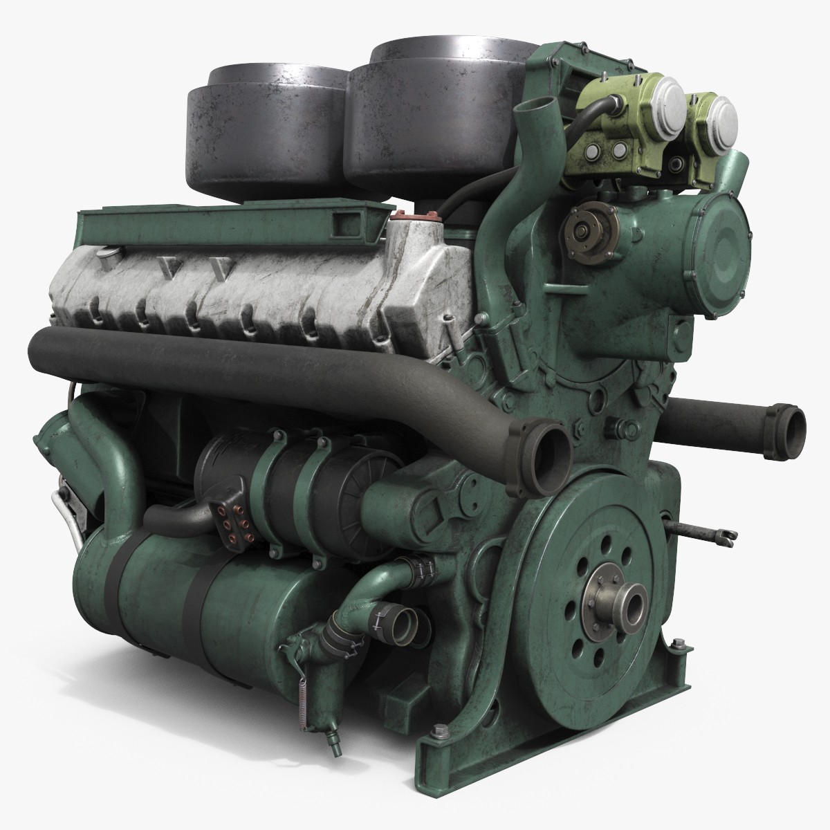 Military V12 Tank Engine - Standard