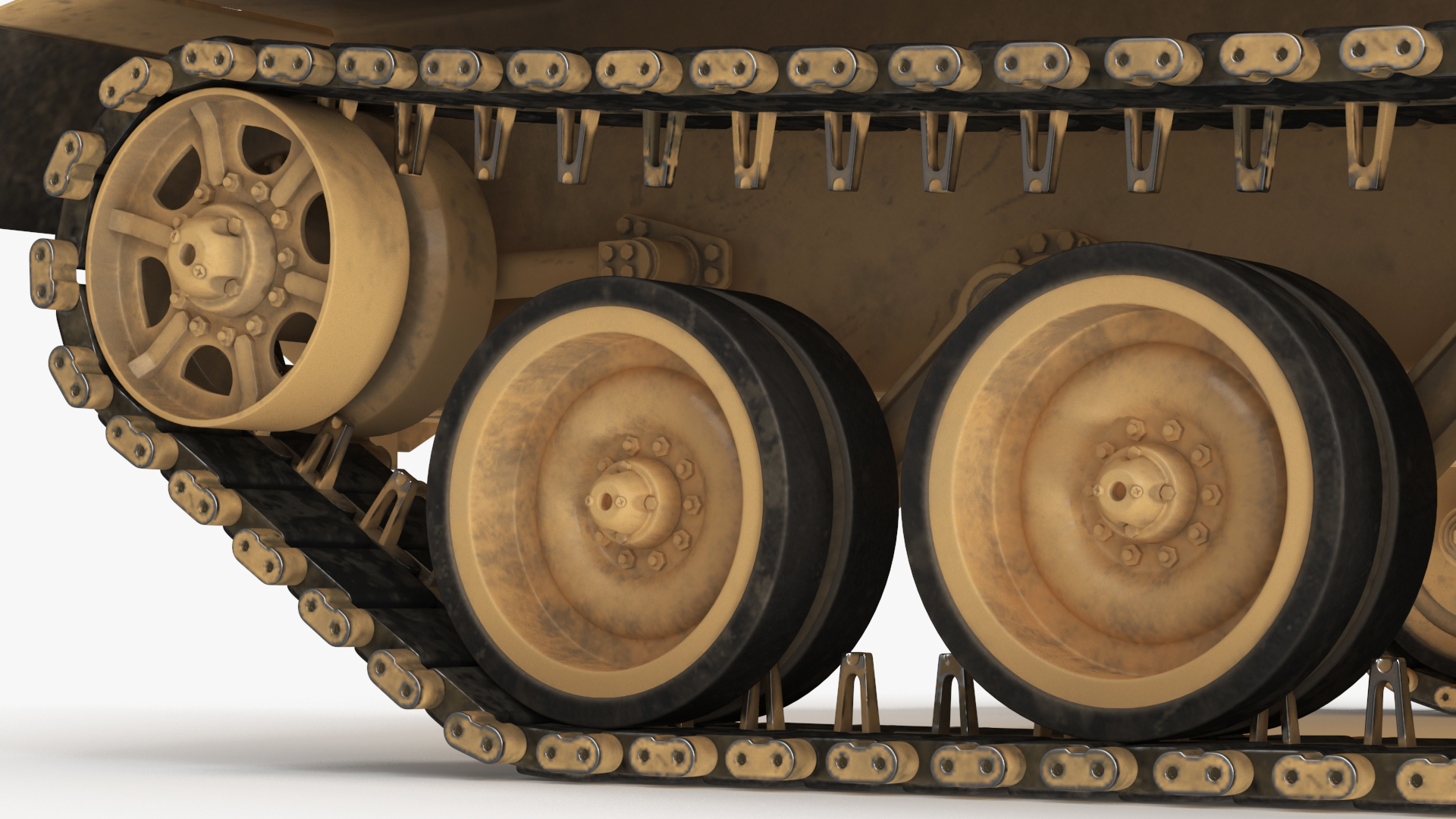 3D model M109 Paladin Howitzer Beige Color Rigged
