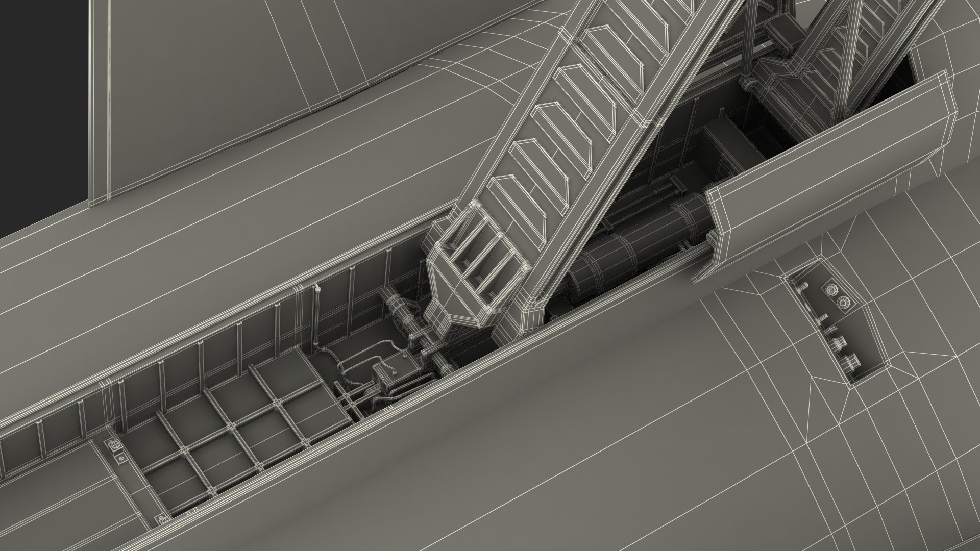 3D Rocket Booster Rigged
