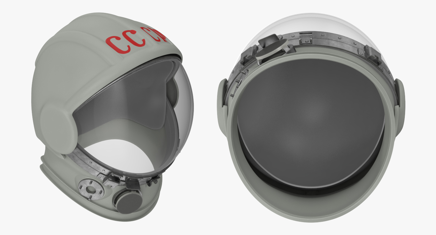3D USSR Space Suit Strizh with SK 1 Helmet Rigged