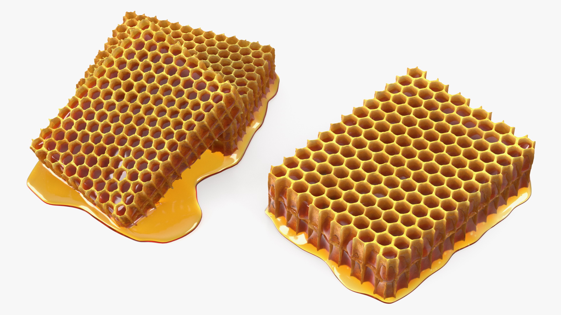Honeycombs Set 3D model