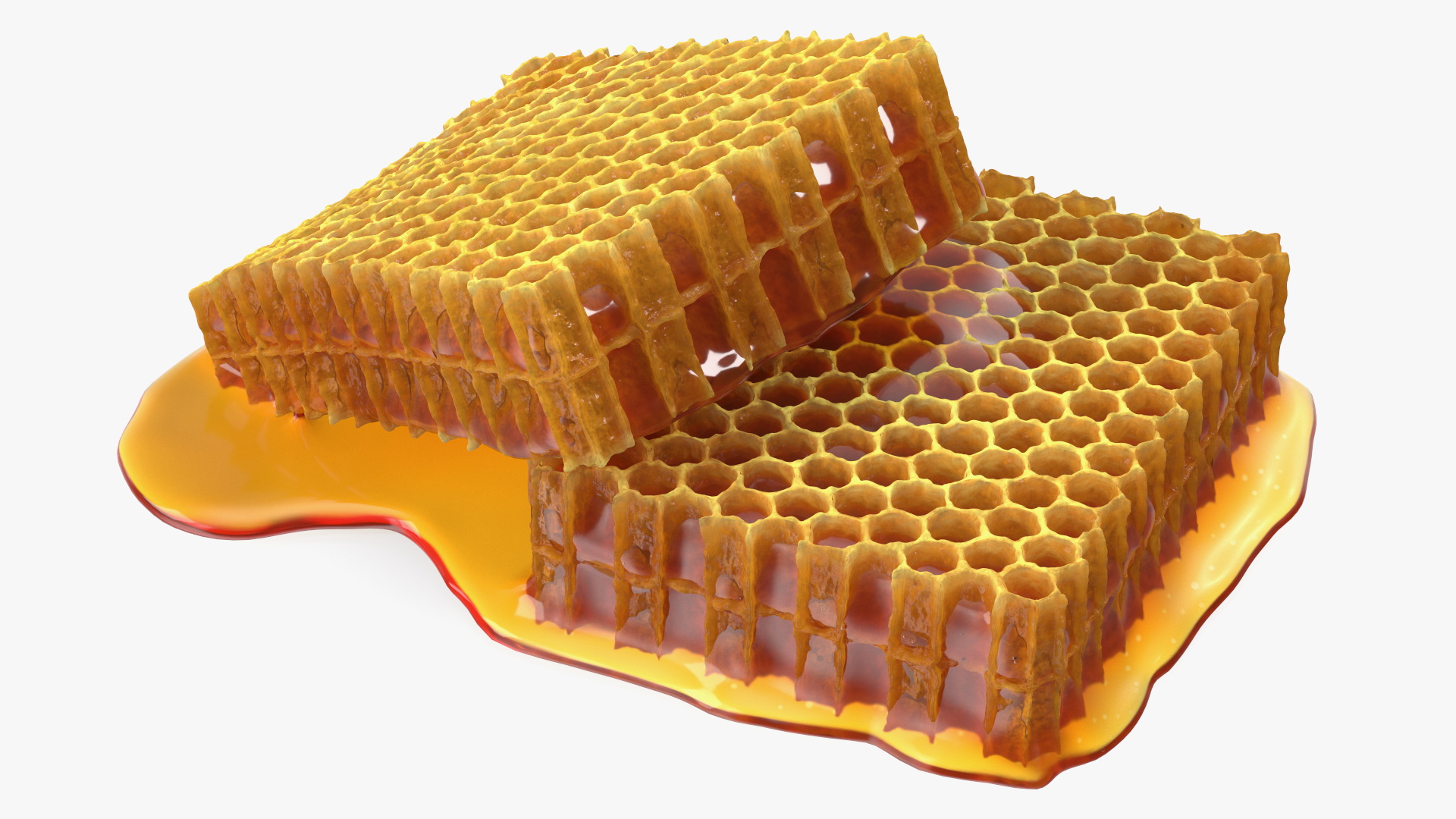Honeycombs Set 3D model