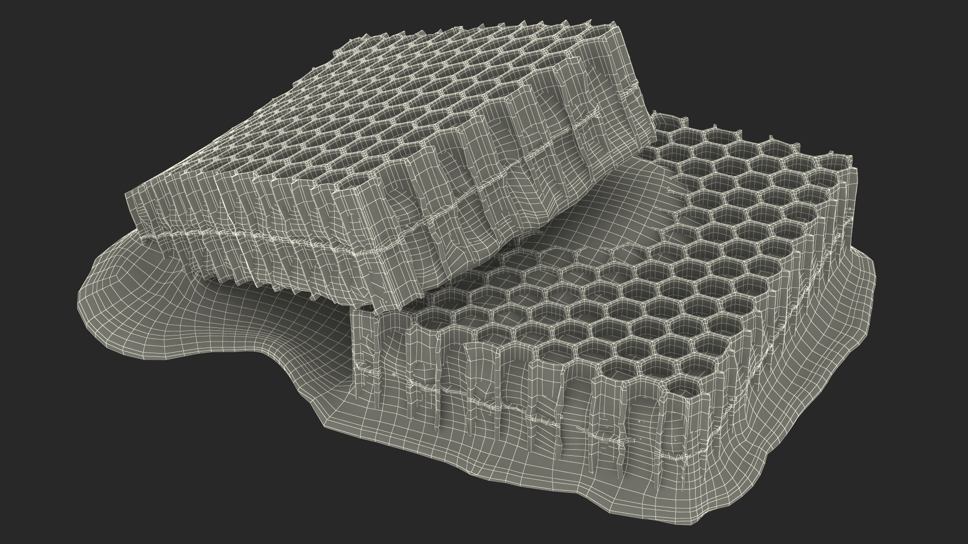 Honeycombs Set 3D model