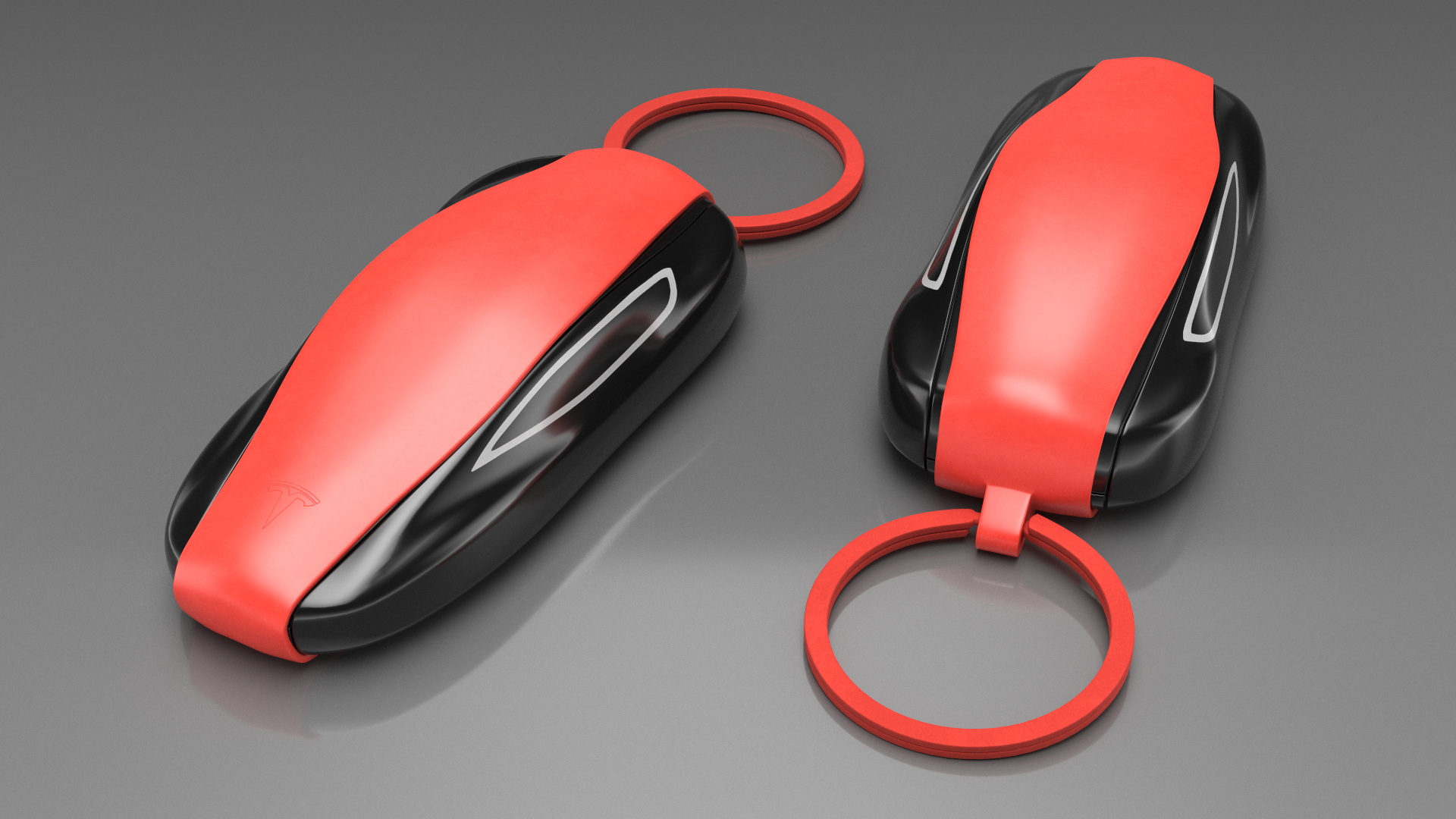 Tesla Key with Silicone Cover, view 2