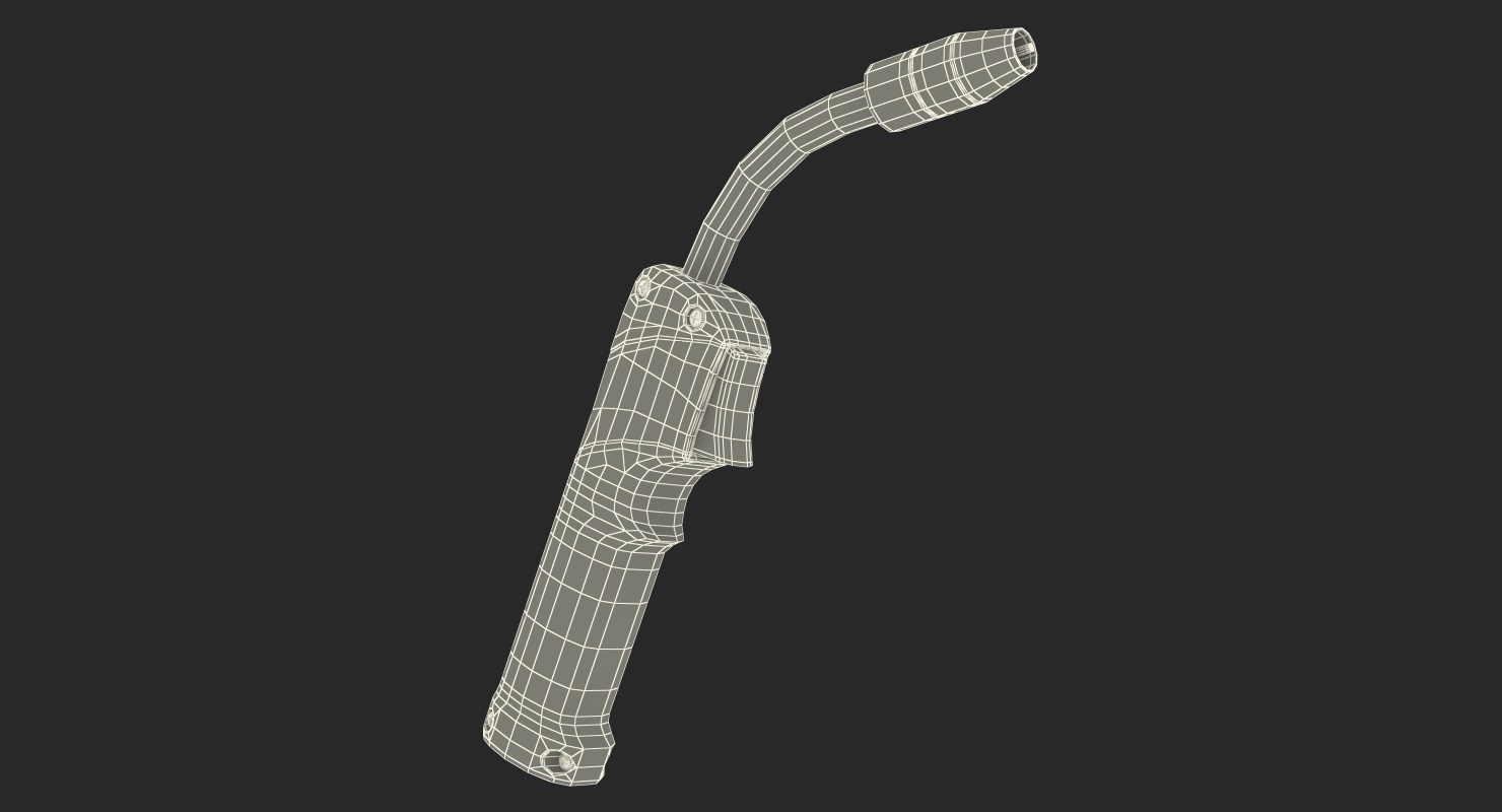 MIG Welding Torch 3D
