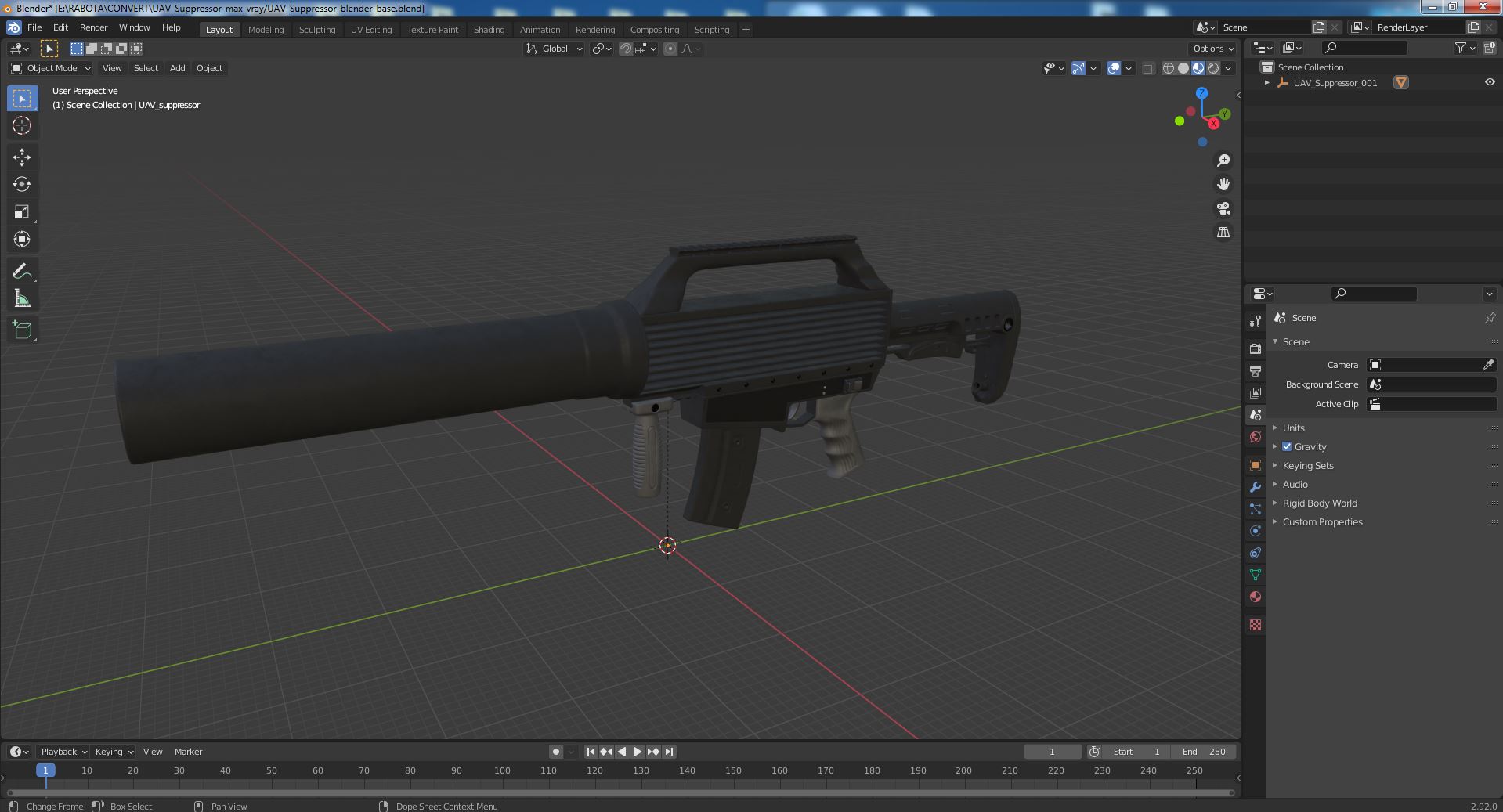 UAV Suppressor 3D model
