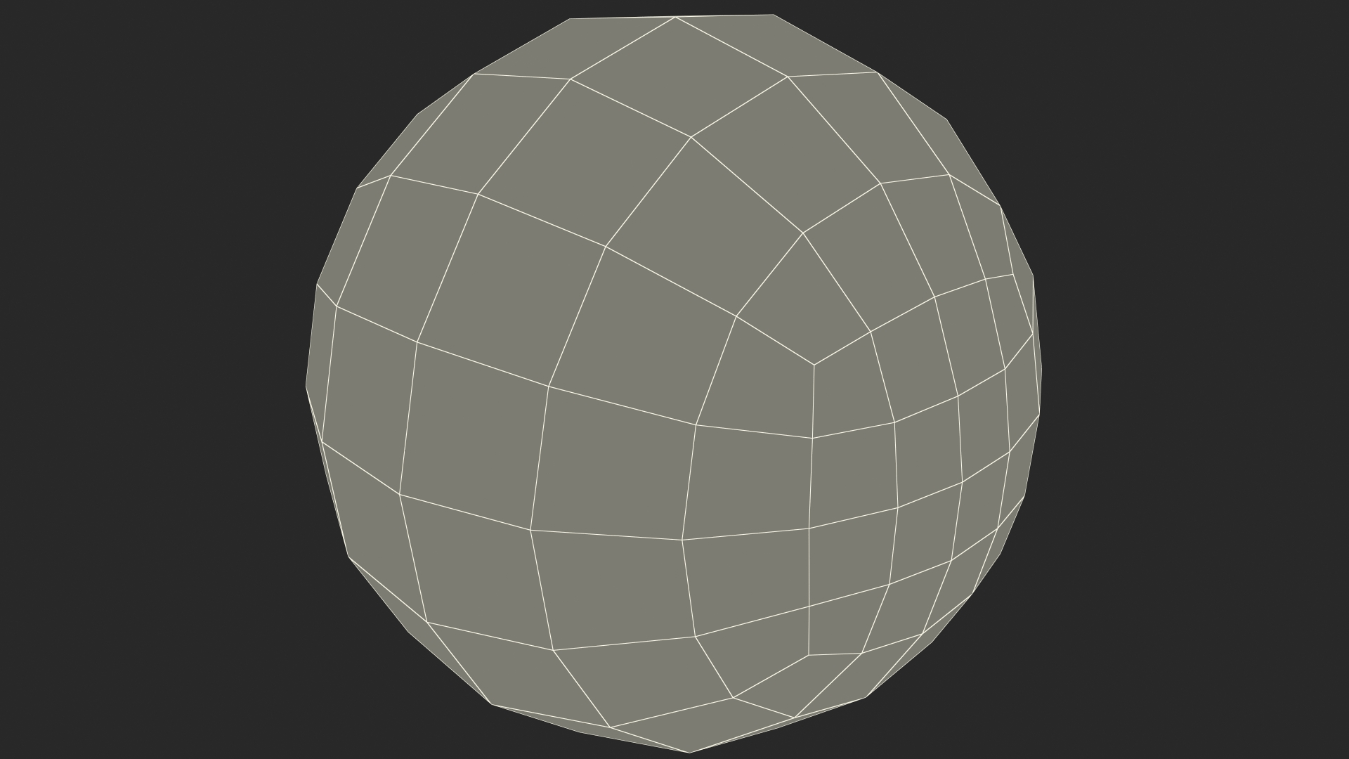 3D Field Hockey Ball White model