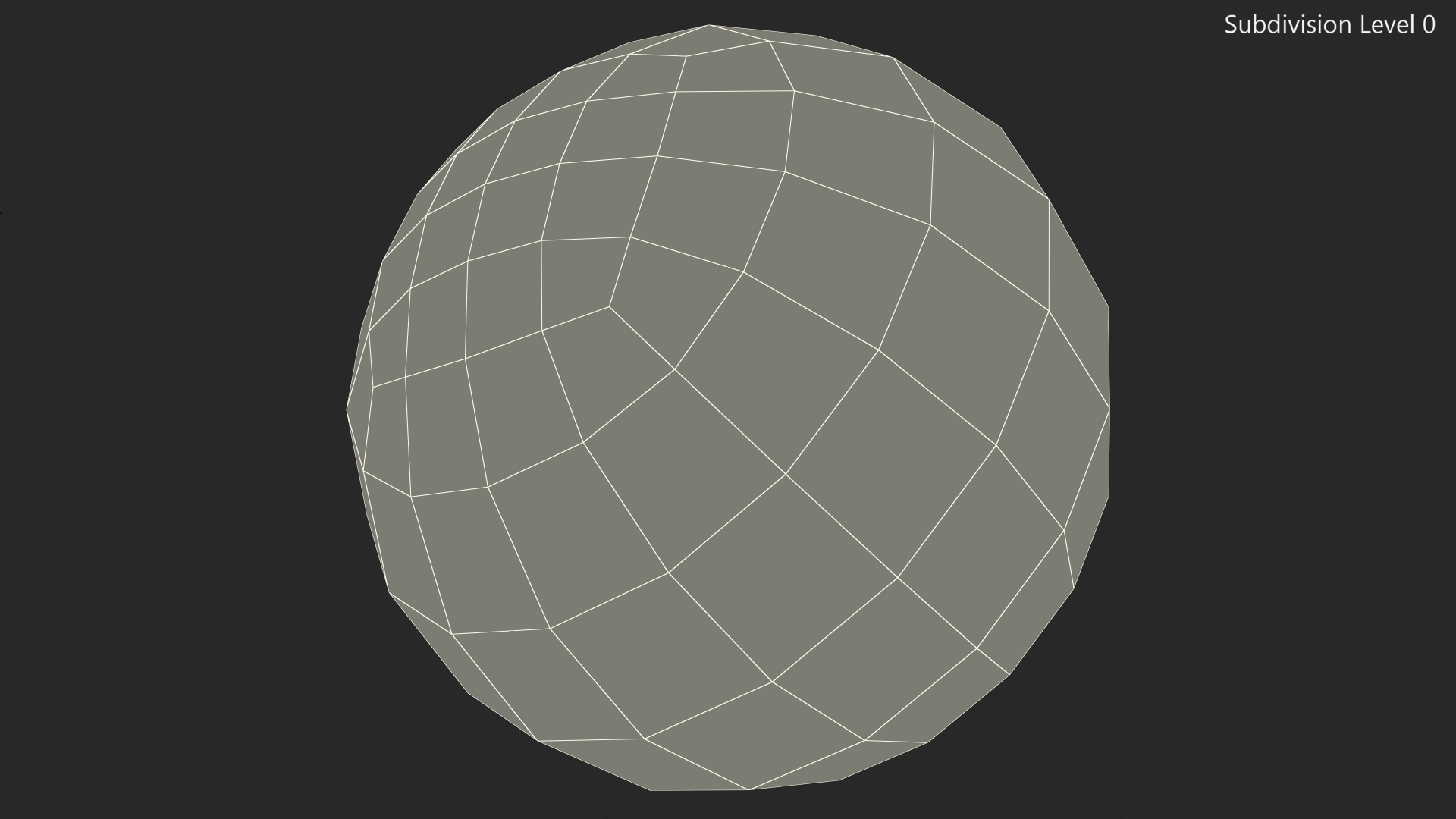 3D Field Hockey Ball White model