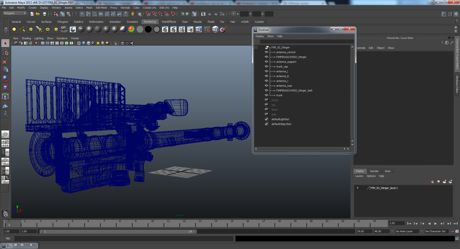 FIM 92 Stinger 3D model