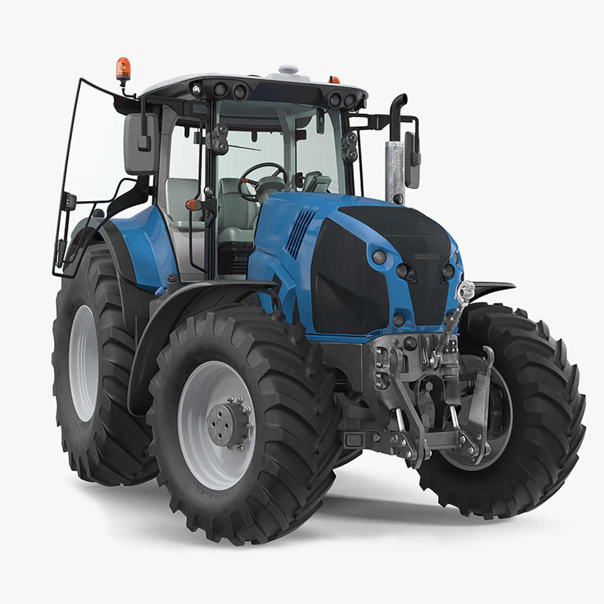 3D model New Tractor Generic Rigged for Cinema 4D