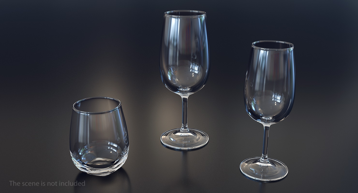 3D model Round Dining Served Table