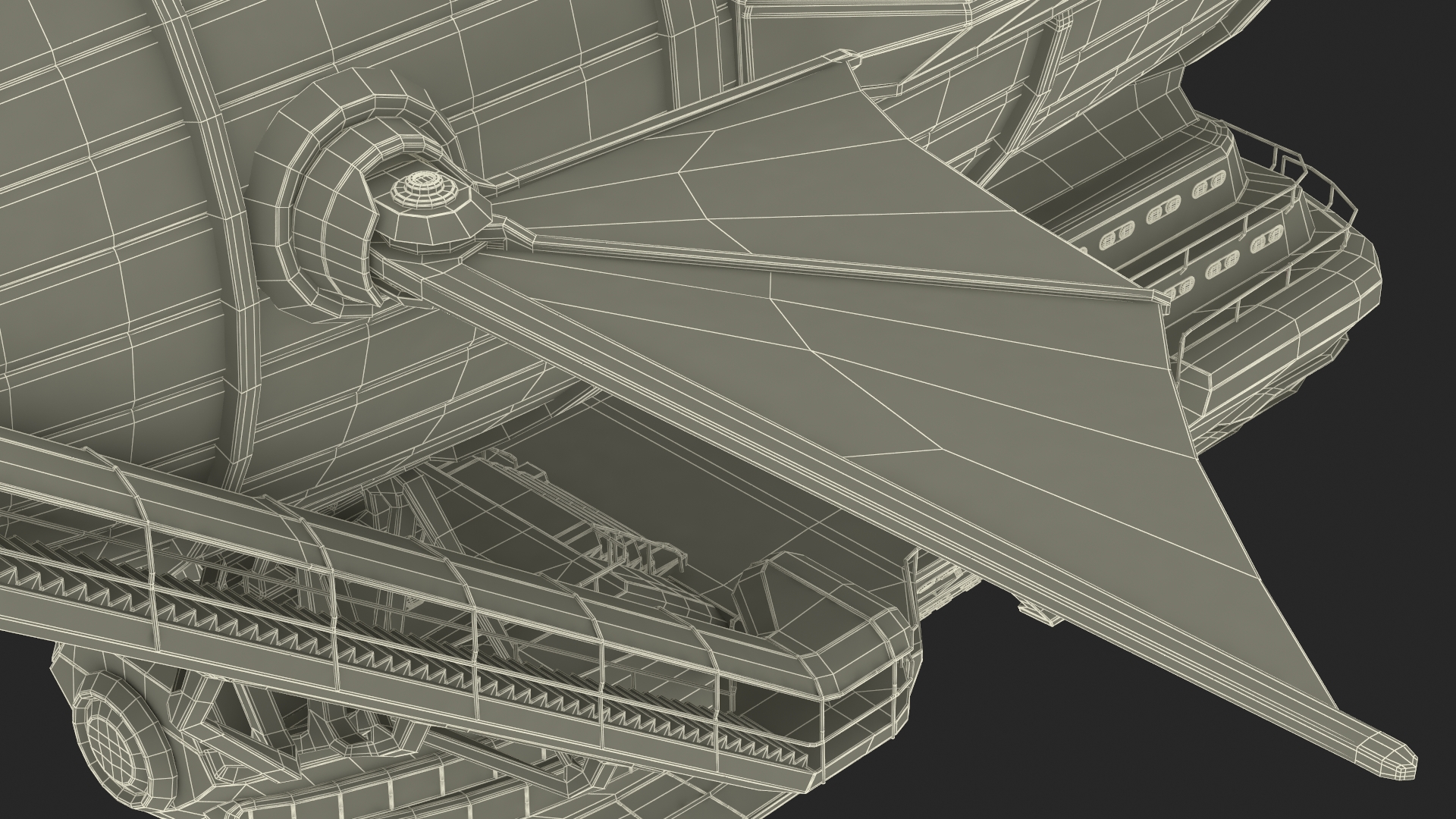 3D model Steampunk Blimp