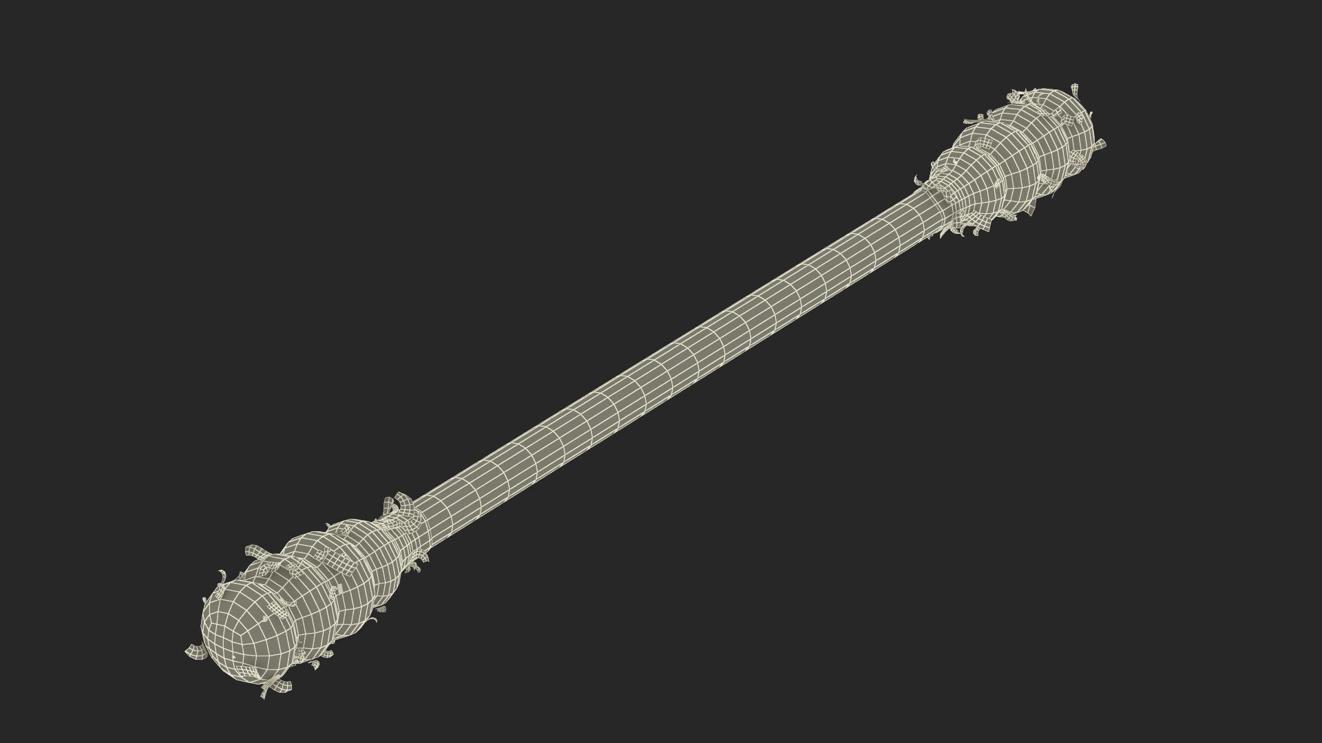 3D model Cotton Swab Ring Type Red