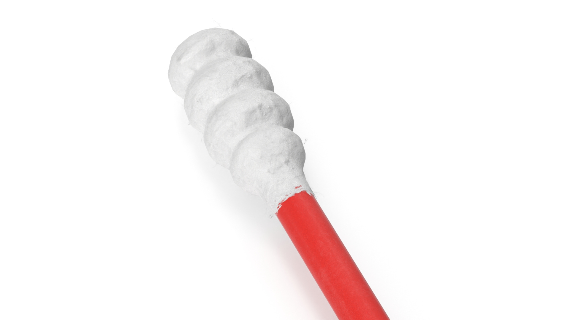 3D model Cotton Swab Ring Type Red