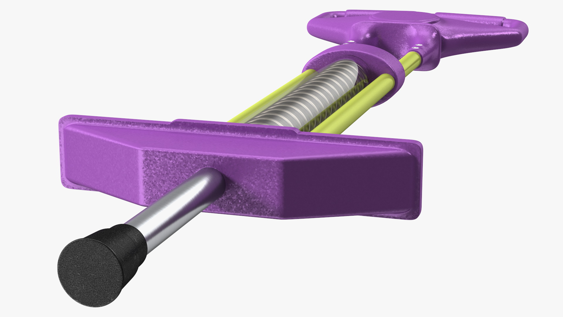 3D model Pogo Stick with Visible Spring