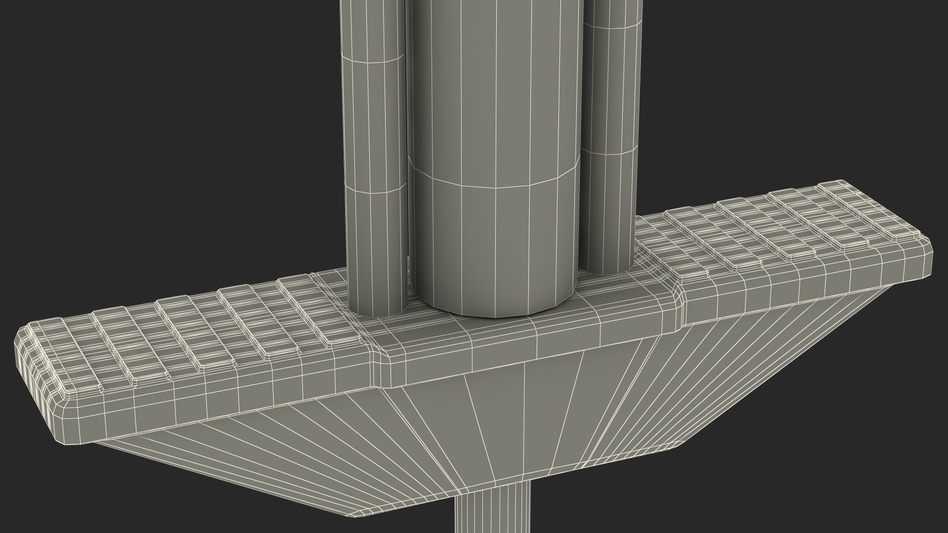 3D model Pogo Stick with Visible Spring