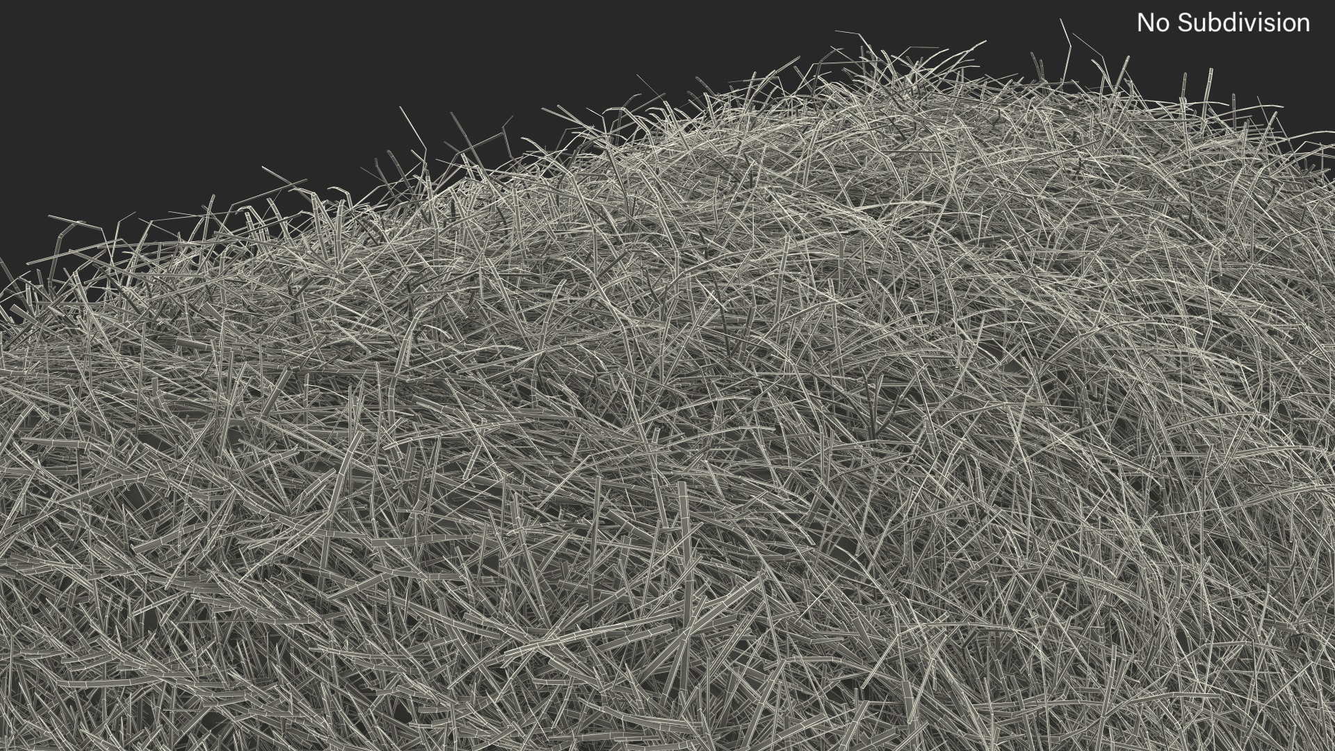 3D Bale Hay Roll model