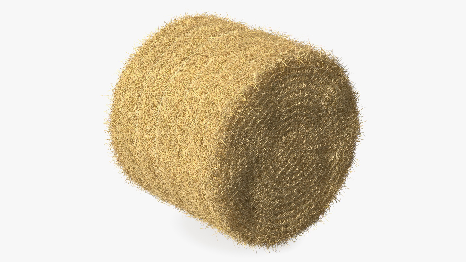 3D Bale Hay Roll model