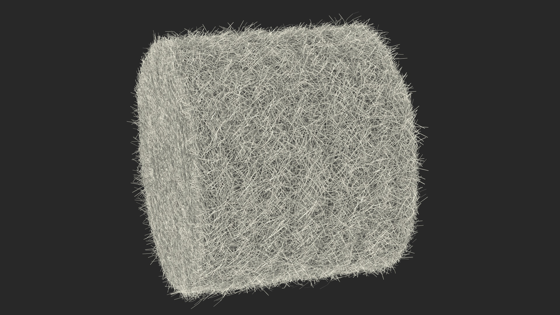 3D Bale Hay Roll model