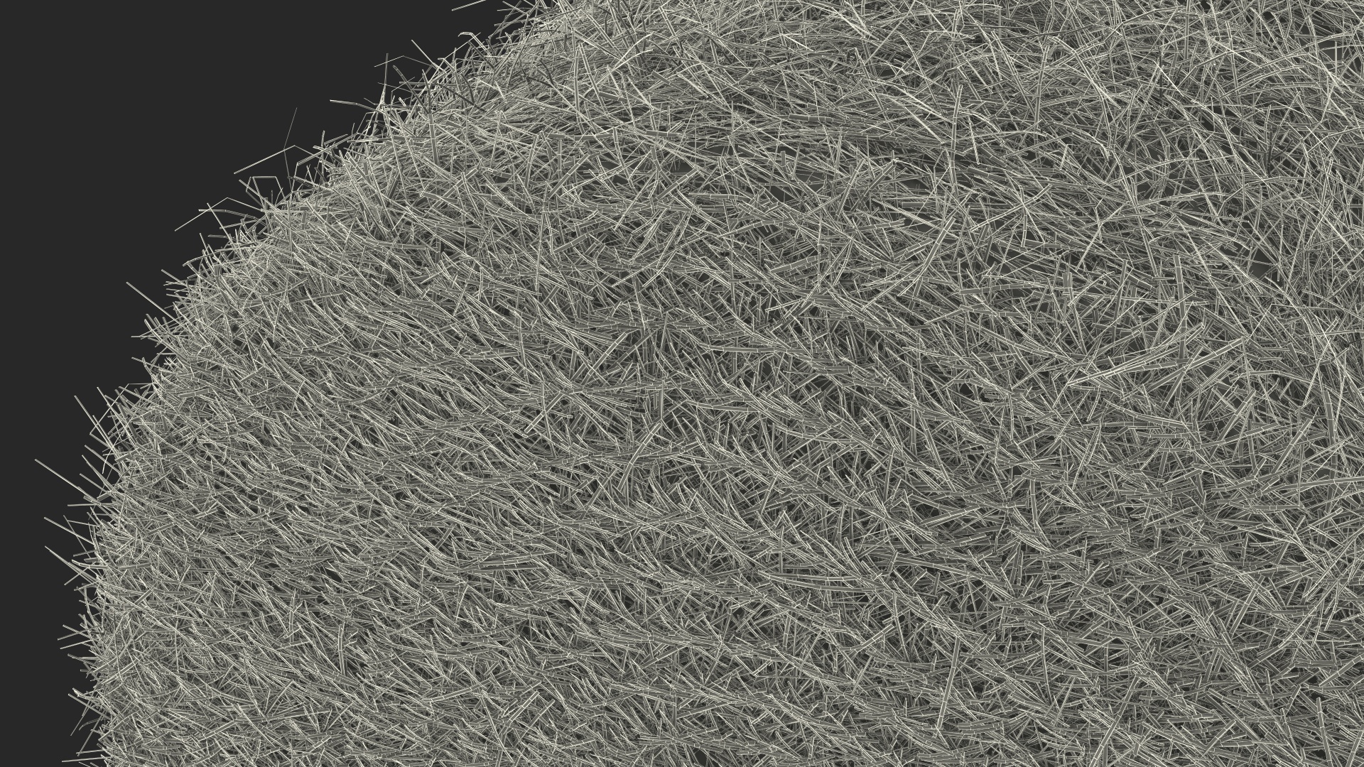 3D Bale Hay Roll model