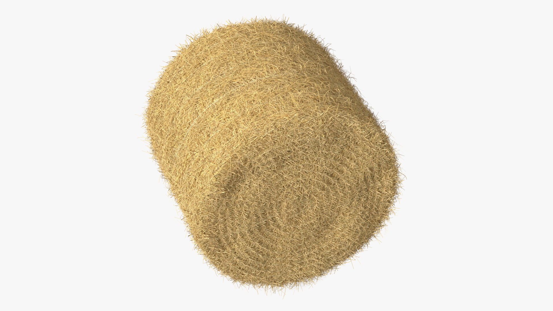 3D Bale Hay Roll model