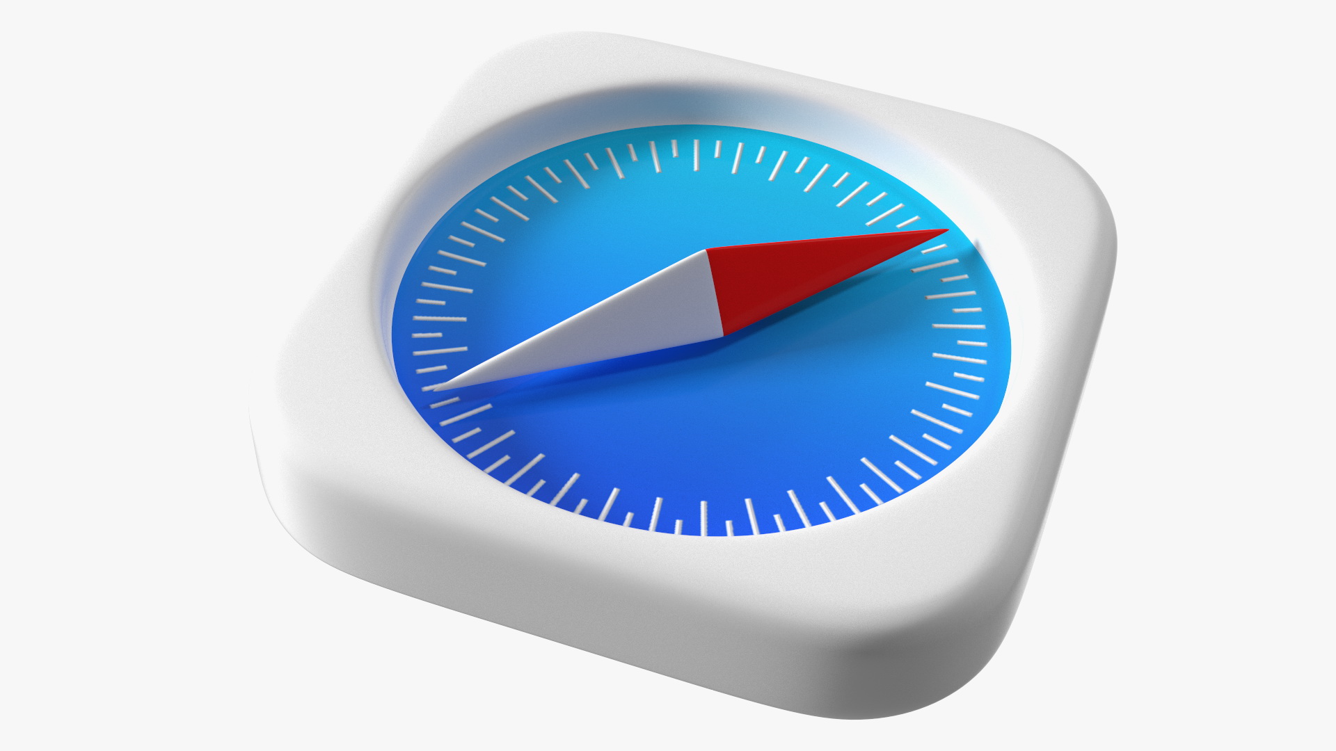 iPhone iOS Safari Icon 3D
