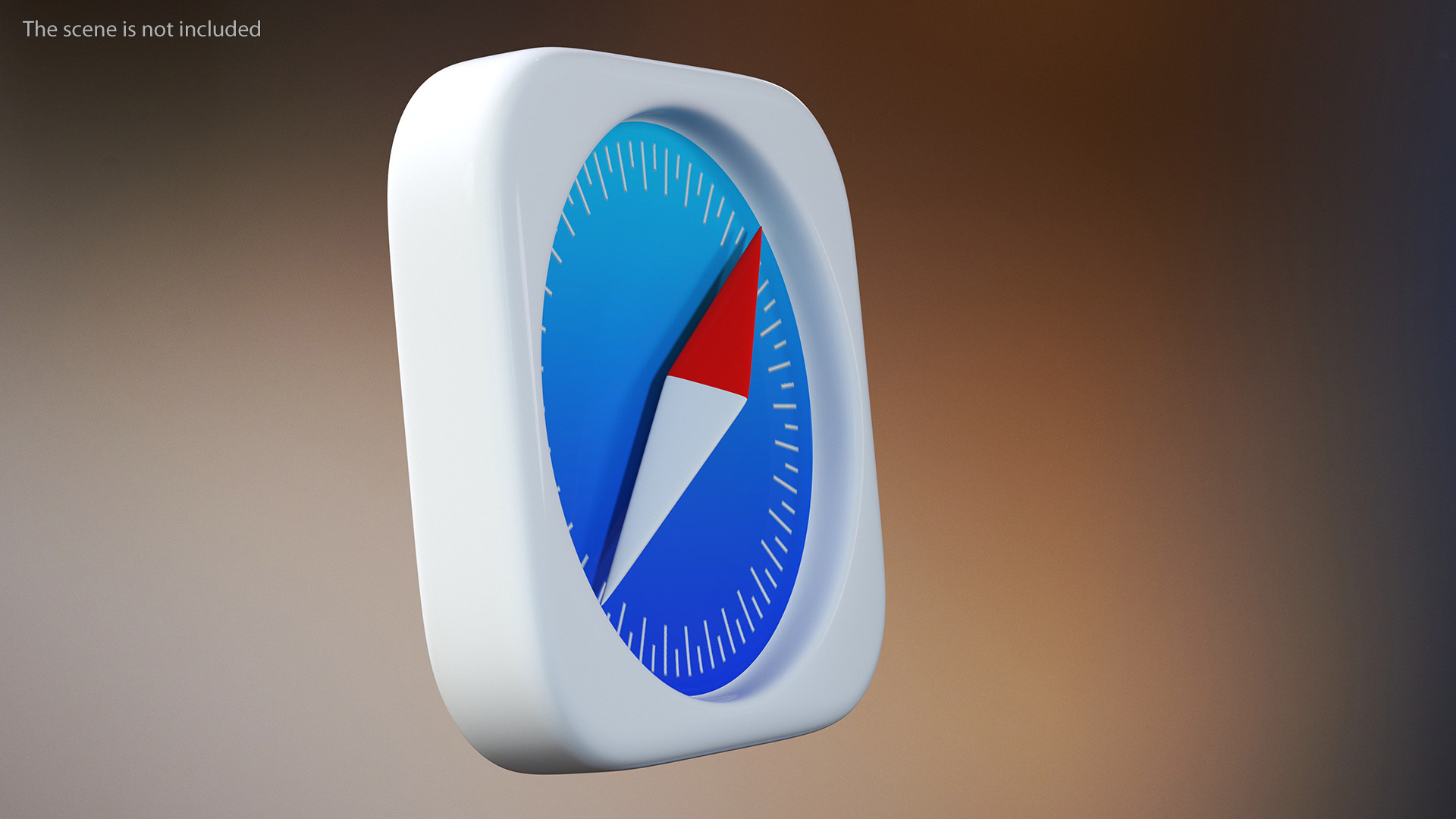 iPhone iOS Safari Icon 3D