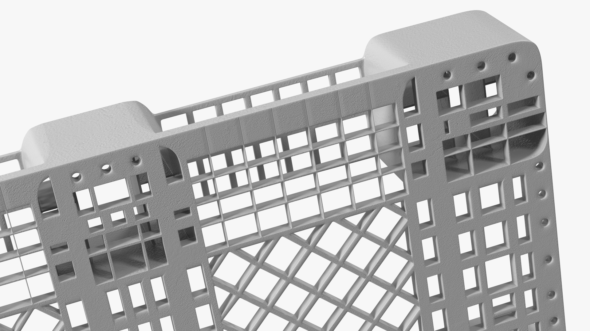 3D Industry Plastic Pallet model