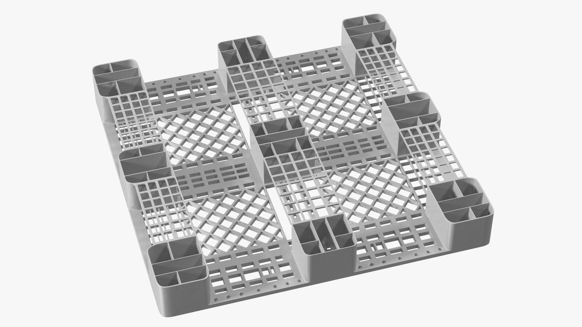 3D Industry Plastic Pallet model