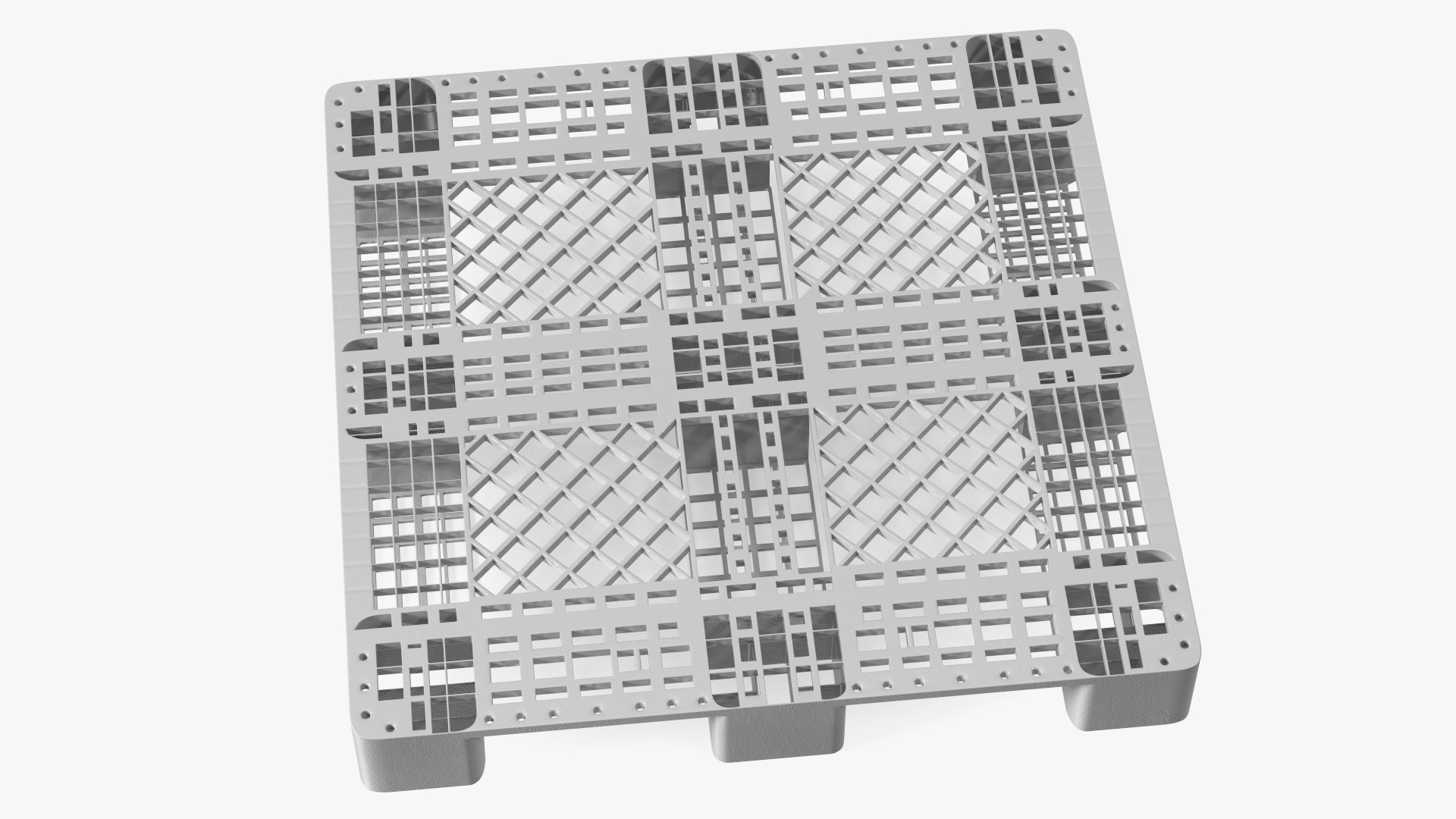 3D Industry Plastic Pallet model