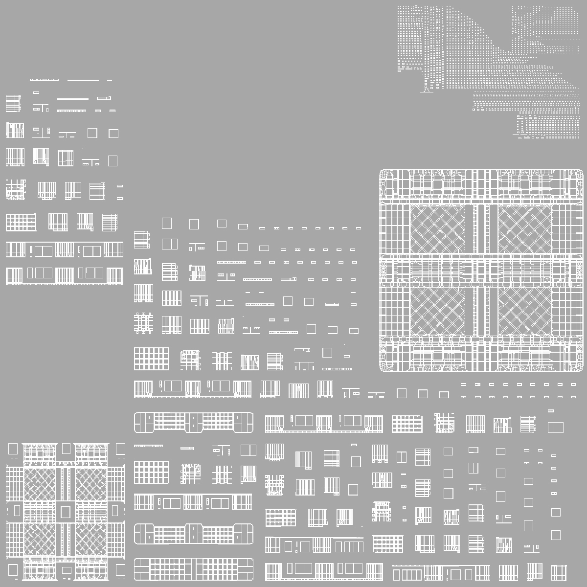 3D Industry Plastic Pallet model