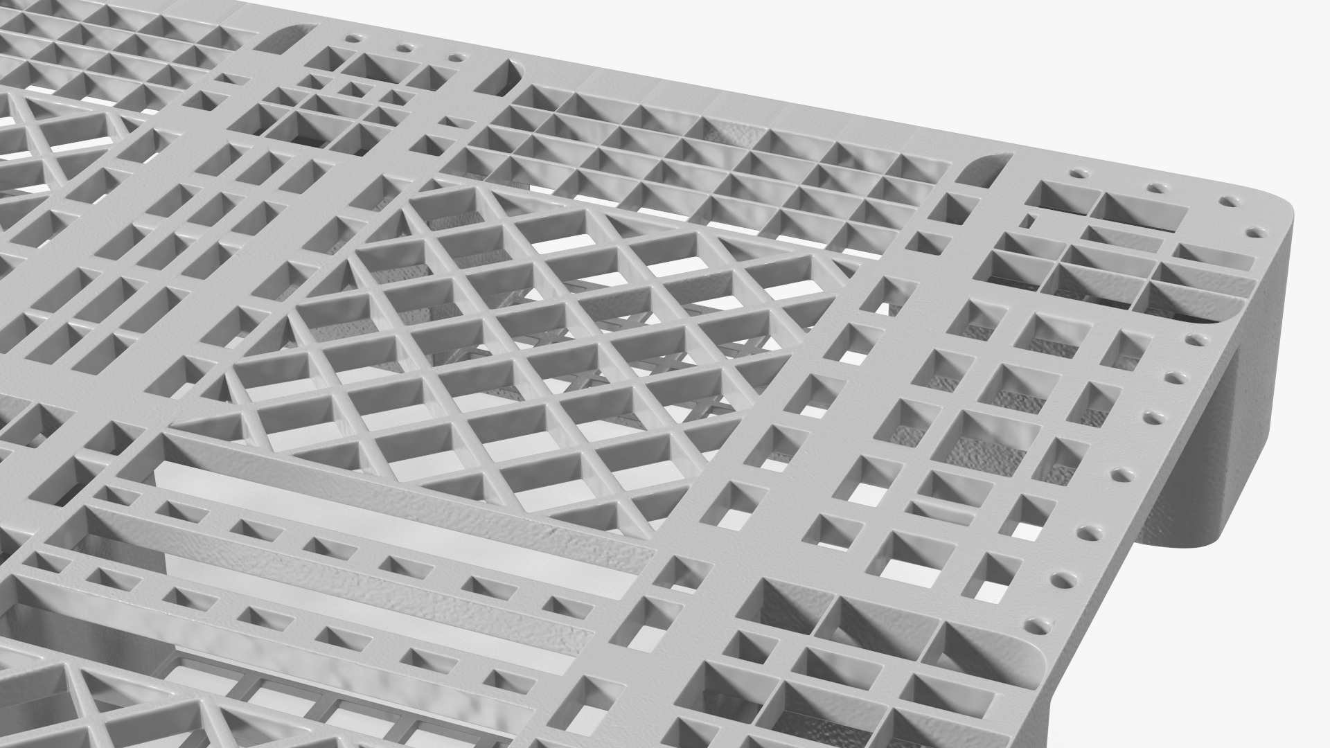 3D Industry Plastic Pallet model