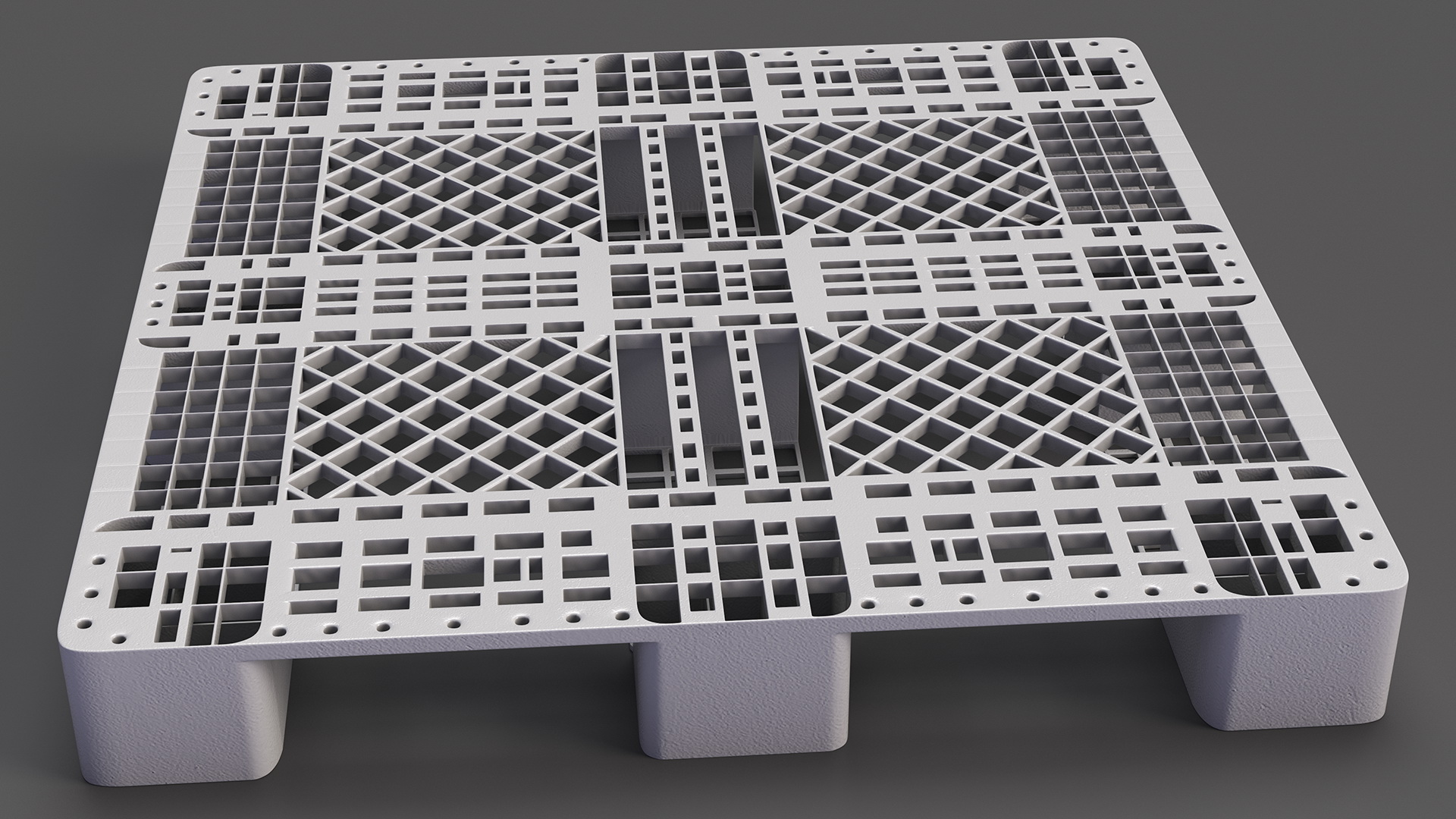 3D Industry Plastic Pallet model