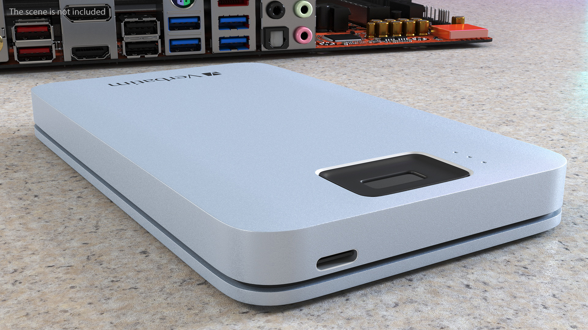 3D Verbatim Executive Fingerprint Secure HDD
