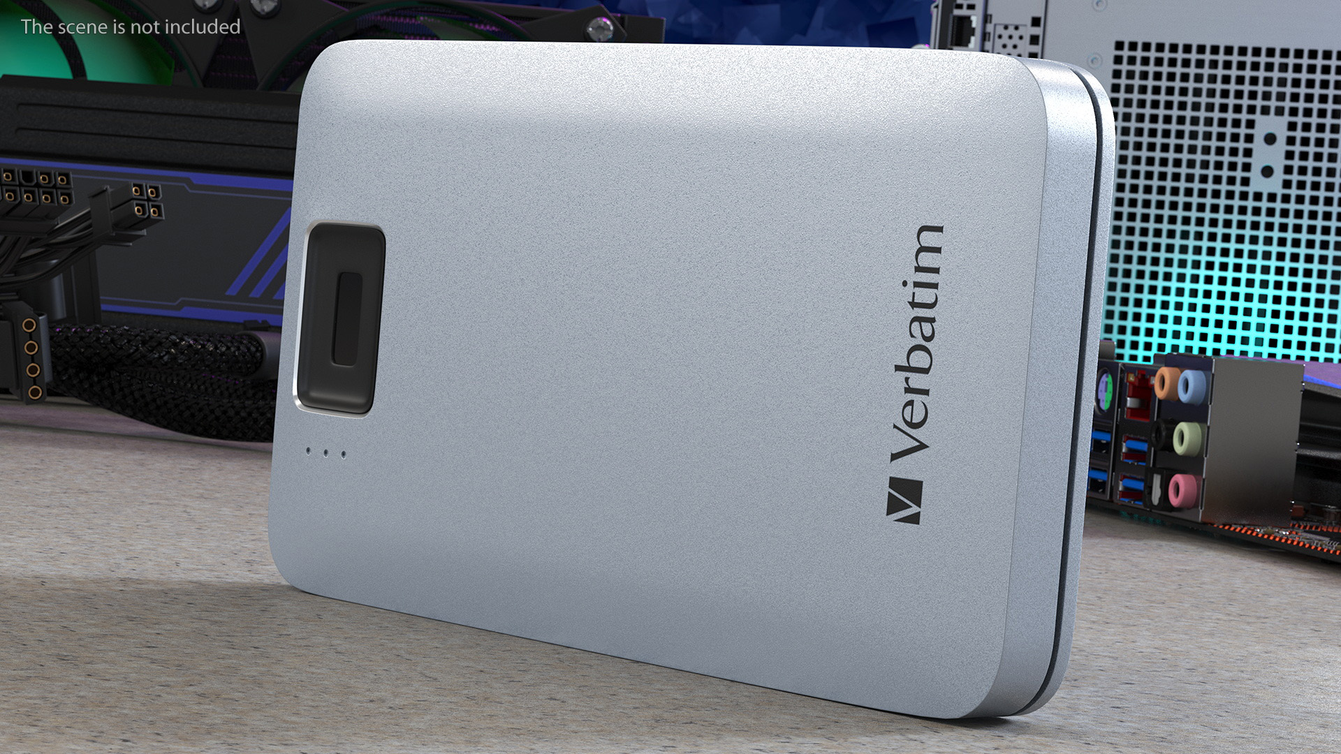 3D Verbatim Executive Fingerprint Secure HDD