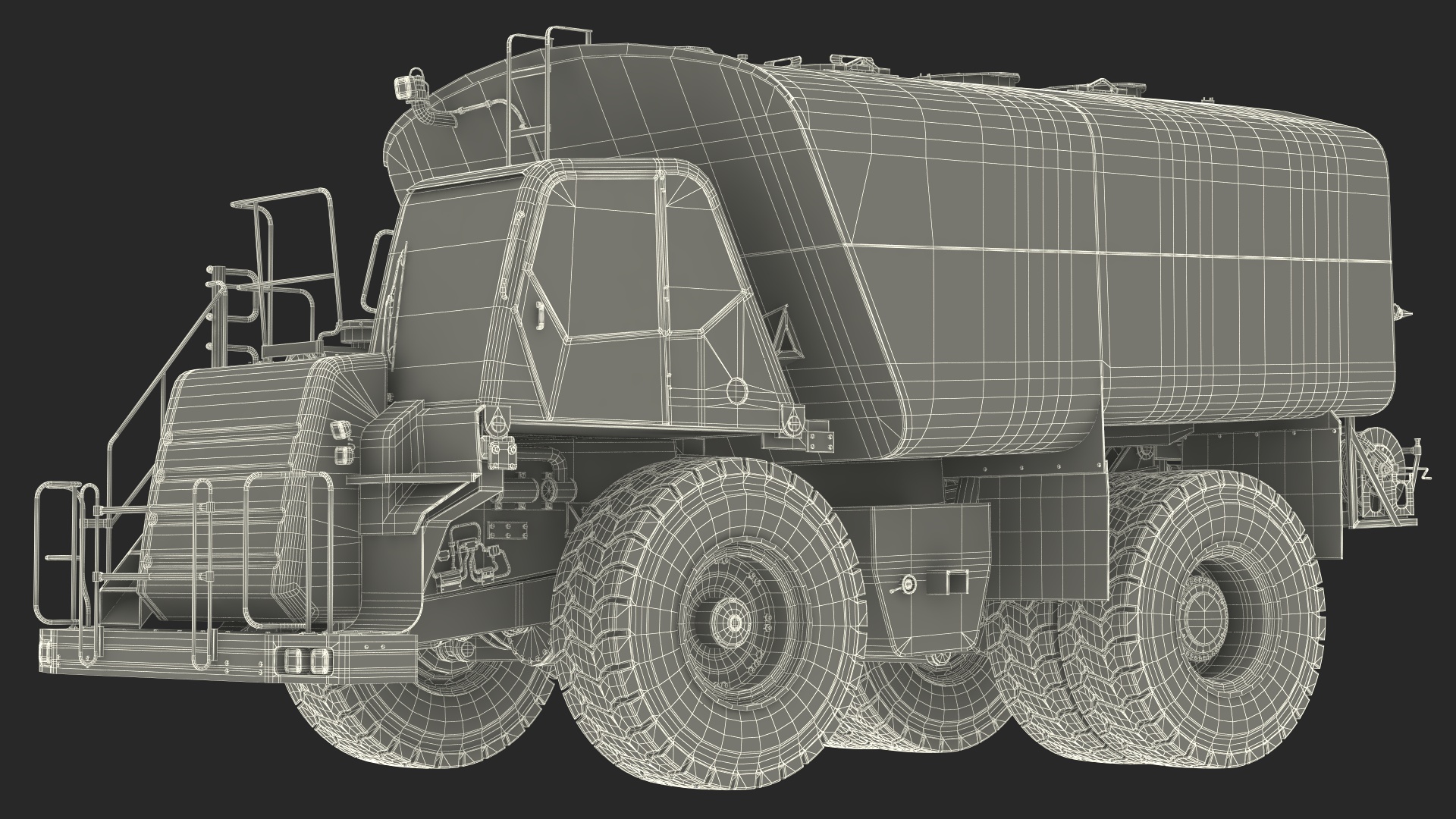 CAT 775 Water Truck 3D model