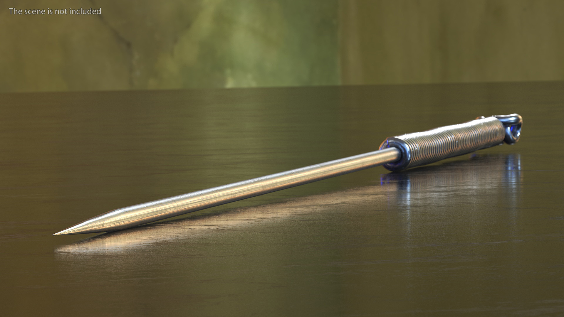 3D Large Acupuncture Needle Silver