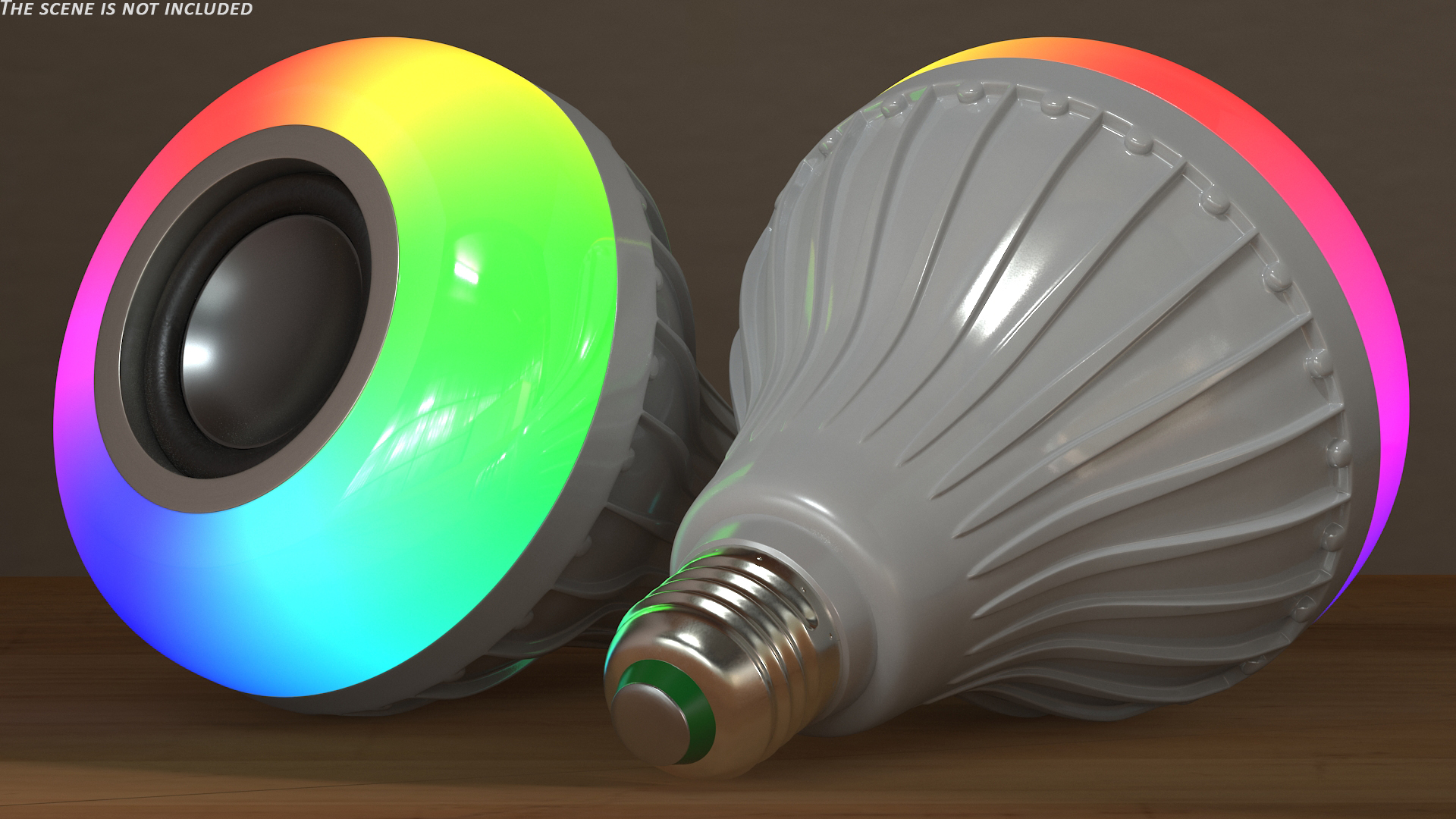 3D Colored Light Bulb Speaker