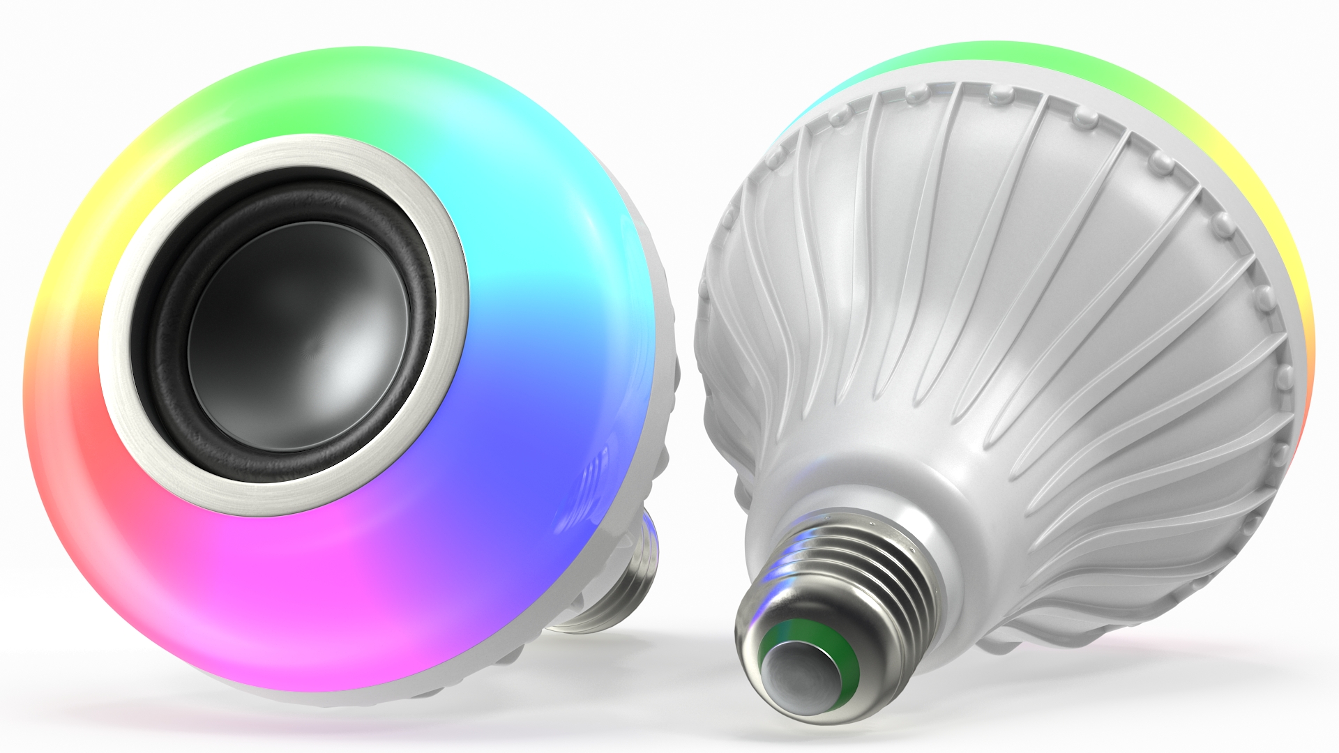 3D Colored Light Bulb Speaker